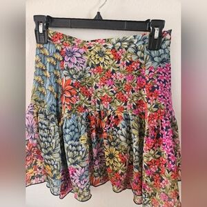 Urban Outfitters Floral Mini Skirt Size Xs